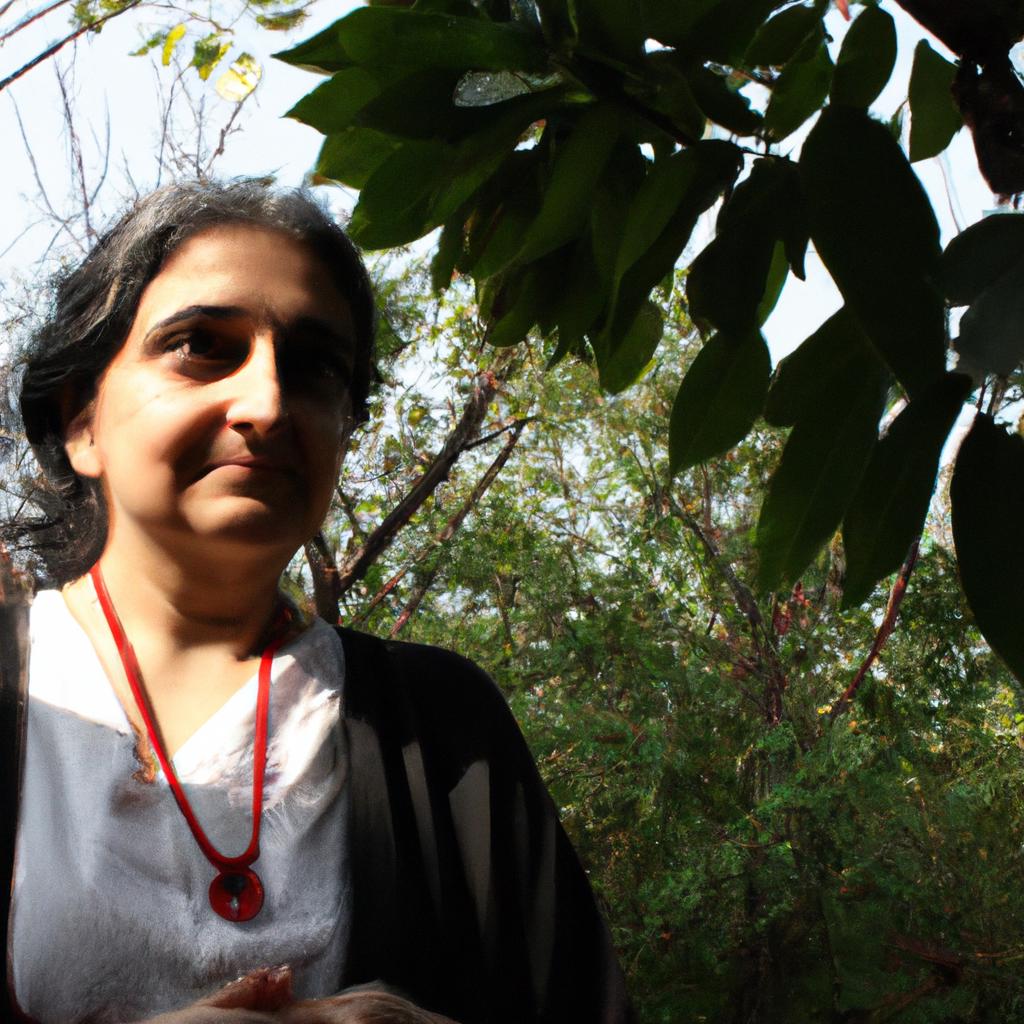 Woman poet with Amrita Pritam
